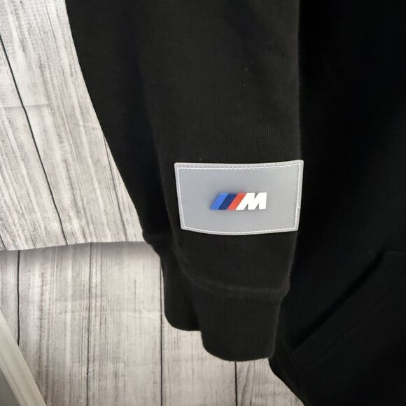 Puma x BMW Motorsport Men's Medium Black M1 M3 M5 Street Racer Pullover Hoodie - Picture 3 of 8
